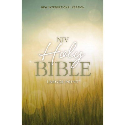 Holy Bible-NIV - Large Print by  Zondervan (Paperback)