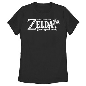 Women's Nintendo Legend of Zelda Link's Awakening Classic Logo T-Shirt - 1 of 3