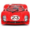 Ferrari 330 P4 #23 "Ferrari S.P.A." Winner "24 Hours of Daytona" (1967) "Racing" Series 1/24 Diecast Model Car by Bburago - 4 of 4