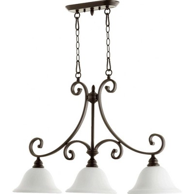 Quorum Lighting Bryant 3-Light Oiled Bronze Ceiling Fan