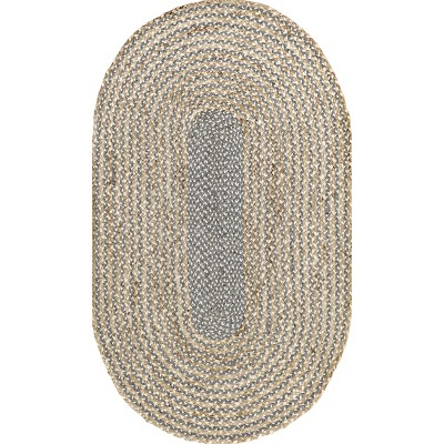 Nuloom Braided Draya Jute Indoor Area Rug