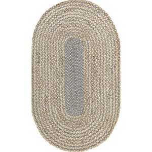 Nuloom Braided Draya Jute Indoor Area Rug - 1 of 4