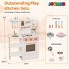 Karl Home Wooden Kitchen Playset With Sink, Oven, Microwave, And Coffee Machine - 2 of 4