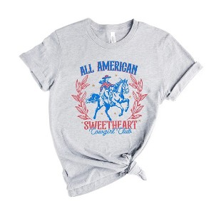 Simply Sage Market Women's All American Sweetheart Short Sleeve Graphic Tee - 1 of 3