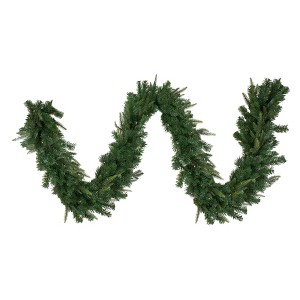 Northlight 9' x 10" Pre-lit Roosevelt Fir Artificial Christmas Garland - Warm White LED Lights - 1 of 4
