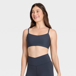 Women's Everyday Soft Light Support Strappy Sports Bra - All In Motion™ - 1 of 4