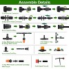 iMountek"Automatic Drip Irrigation Kit for Garden, Greenhouse, Lawn, Patio, Flower Bed, & Plant Watering"Black - 4 of 4