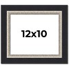 PosterPalooza | Photo Size Embellished Black Picture Frame - UV Acrylic, Foam Board Backing, Hanging Hardware - 2 of 4
