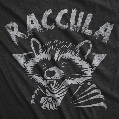 Мужские футболки Crazy Dog T-Shirts, Inc. Mens Funny T Shirts Raccula Sarcastic Halloween Vampire Graphic Raccoon Novelty Tee for Men - Crazy Dog Men's T Shirt For Halloween Season Black XXL — фото 2