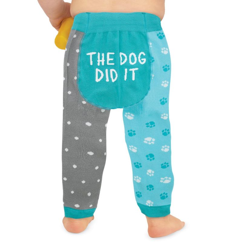 Collections Etc Paw Print Baby Leggings, 3 of 5
