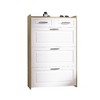 Shoe Storage Cabinet for Entryway, Hidden Shoe Cabinet with 3 Doors 2 Drawers Slim Shoe Cabinet, Freestanding Shoe Organizer Rack for Entryway - 4 of 4