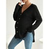 Clearlove Maternity Long Sleeve Button Down Shirt Women’s Oversized Open Front Cardigan Top with Drop Shoulder - 4 of 4