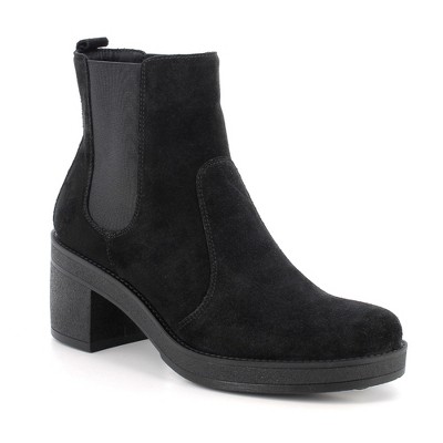 Sofia Made in Italy Womens Suede Chelsea Boots By Alpine Swiss