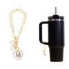 Unique Bargains Heart Bow Water Cup Pendant 1 Pc - 3 of 4