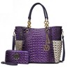 MKF Collection Merlina Faux Crocodile-Embossed Women’s Tote Bag & matching Wallet by Mia K - 2 of 4