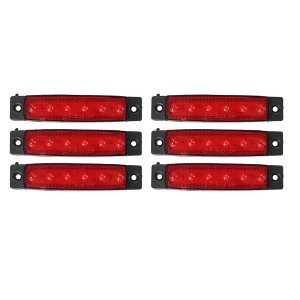 Unique Bargains Waterproof Car Golf Cart Exterior Interior Under Glow Wheel Lights LED 6 Pcs - 1 of 4