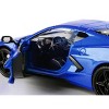 2020 Chevrolet Corvette C8 Stingray Blue Metallic "Timeless Legends" 1/24 Diecast Model Car by Motormax - 2 of 3