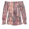 Women's Off The Shoulder Patterned Top - LASCANA - 4 of 4