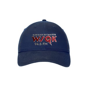 Men's Stranger Things WSQK Baseball Hat - Blue/Red - 1 of 4
