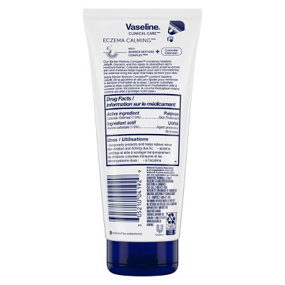 Vaseline Clinical Care Eczema Calming Hand and Body Lotion Tube Unscented - 6.8oz_2