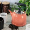 Gibson Lily Pond 2.2 Quart Stainless Steel Tea Kettle in Coral - 4 of 4