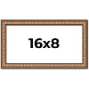 PosterPalooza | Panoramic Slim Profile Gold Picture Frame - UV Acrylic, Foam Board Backing, Hanging Hardware - 2 of 4