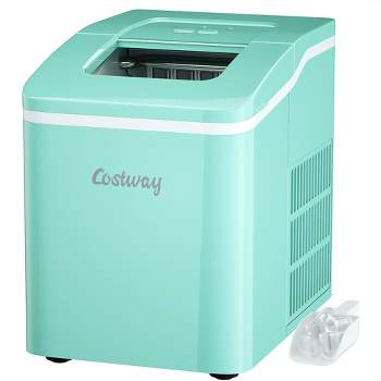 Costway Portable Countertop Ice Maker Machine 44Lbs/24H Self-Clean w/Scoop Navy