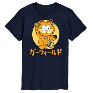 Men's - Garfield - Lucky Cat Garfield Short Sleeve Graphic T-Shirt - 1 of 4