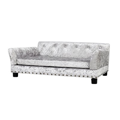L/XL High-end Soft Velvet Pet Dog Sofa Bed Jumbo Dog Lounger Memory Foam Mattress for Comfort Sleep & Joint Support