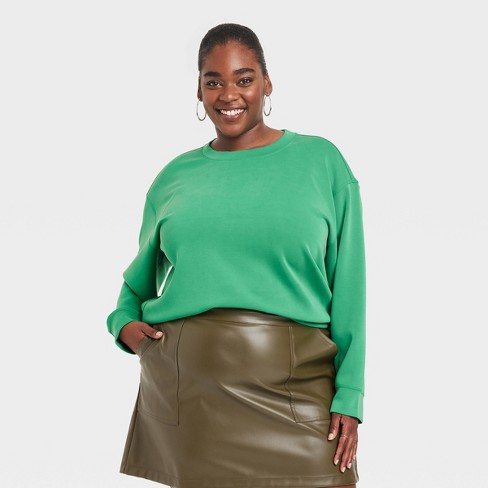 All in one motion By Target woman's plus size 4x sweatshirt -Fern Green