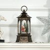 Whisen Christmas Snow Globe Lantern with Swirling Glitter, Christmas Decoration for Holiday Party or Gift - Bronze - 3 of 4