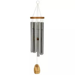 Woodstock Chimes Signature Collection, Woodstock Ode to Joy Chime, 26'' Silver Wind Chime OJ