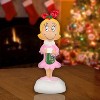 Gemmy Lighted Blow Mold Decor Cindy Lou Who w/Stocking 14" Dr. Seuss, Multicolored - 2 of 4