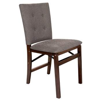 Set of 2 Parson's Folding Chair - Espresso/Jax - Stakmore