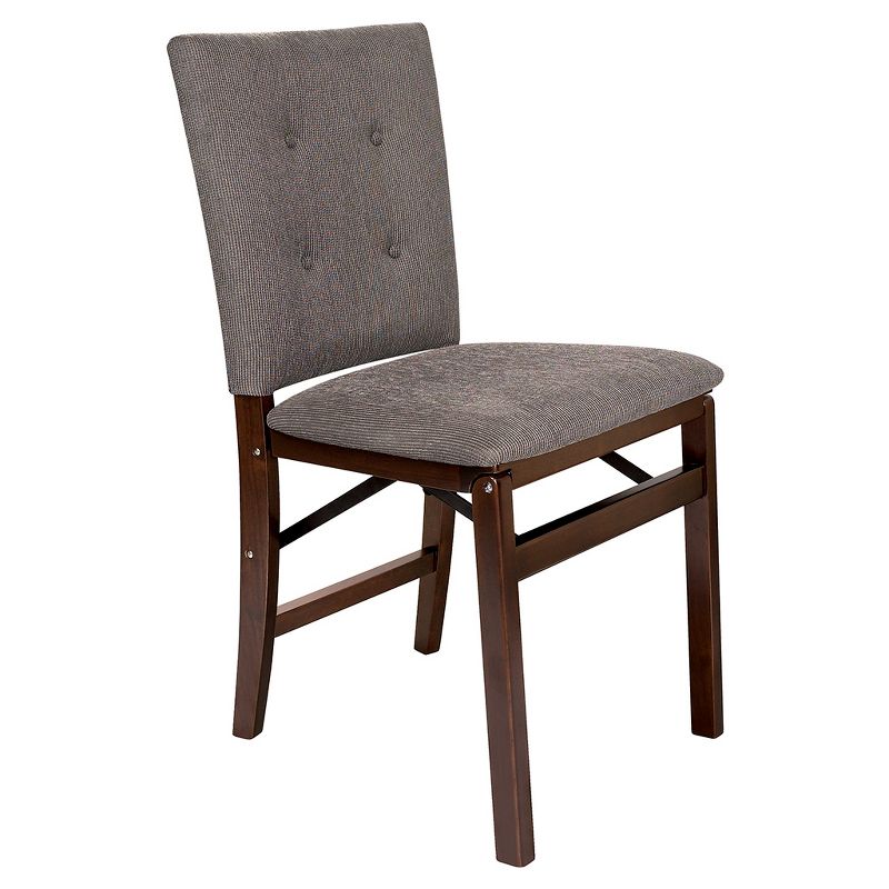 Set of 2 Parson&#39;s Folding Chair - Espresso/Jax - Stakmore, 1 of 8