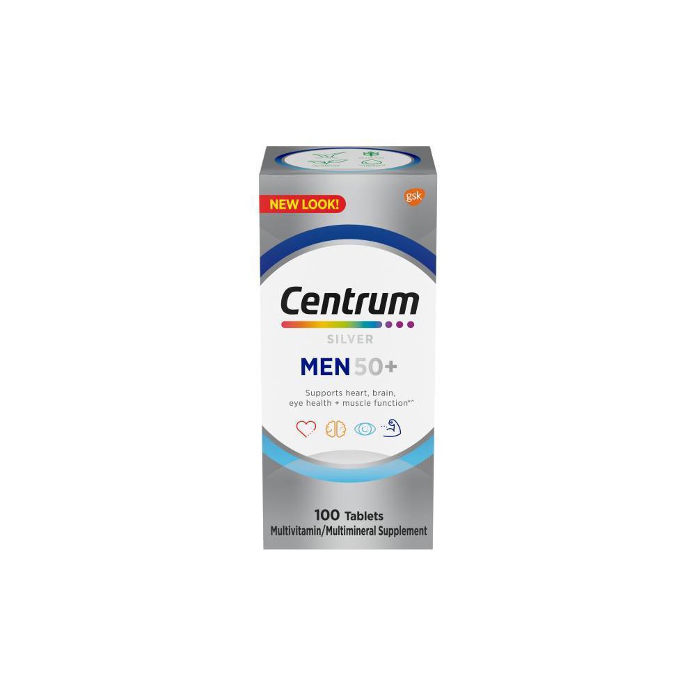 UPC 300054758507 - Centrum Silver Men 50+ Multivitamin Tablets 100 Ct ...