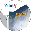 Stride QuickFit Round-Ring View Binder 1" Capacity White 88010 - 4 of 4