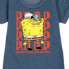 Girls' - SpongeBob SquarePants - People Order Our Patties Graphic Short Sleeve Fleece Dress - 2 of 4