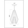 Quintus Plated Bronze Steel Mini-Pendant Light - Modern 1-Bulb Design, Dimmable, 12.25" - 4 of 4