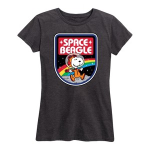 Women's - Peanuts - Snoopy Space Beagle Short Sleeve Graphic T-Shirt - 1 of 4