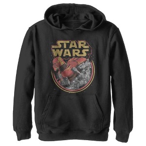 Boy's Star Wars: The Rise of Skywalker Retro Knights of Ren Pull Over Hoodie - 1 of 3