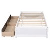 Durable Twin Bed Frame Featuring Two Drawers - 2 of 4