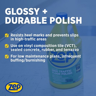 Zep 5 Gallon High Traffic Scuff Resistant Floor Polish