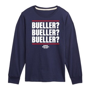 Boys' - Ferris Bueller's Day Off - Bueller Bueller Bueller Long Sleeve Graphic T-Shirt - 1 of 4