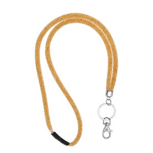 Unique Bargains Rhinestone Bling ID Badges Keychain Lanyards with Metal Clasp - 1 of 4