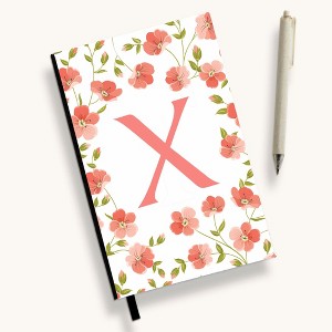 Personalization Mall Flowery Initial Personalized Journal - 1 of 1