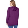 Woman Within Plus Size Zip Front Tunic Hoodie Jacket - 3 of 4