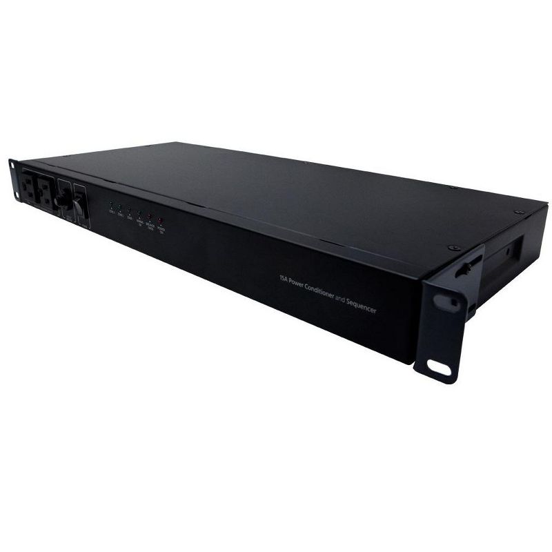 Stage Right by Monoprice 15A Power Conditioner and Sequencer with 8 Outlets and 3 Zones, 1 of 5