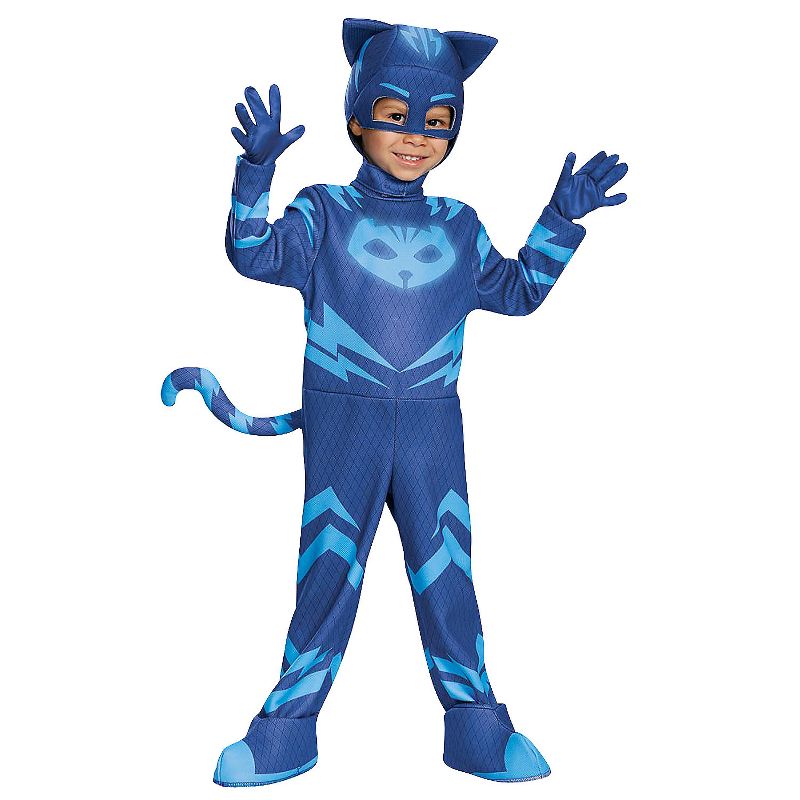 Disguise Toddler Boys' Deluxe PJ Masks Catboy Jumpsuit Costume, 1 of 5