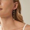 Dangle Threader Earrings for Women: Dainty 14k Gold Plated Drop Long Chain Earrings Trendy Non Tarnish Elegant Cubic - 4 of 4